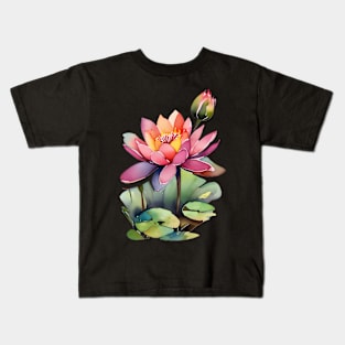 Lotus in Still Water Kids T-Shirt